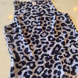 Chic Cabi Leopard Print Sleeveless Top